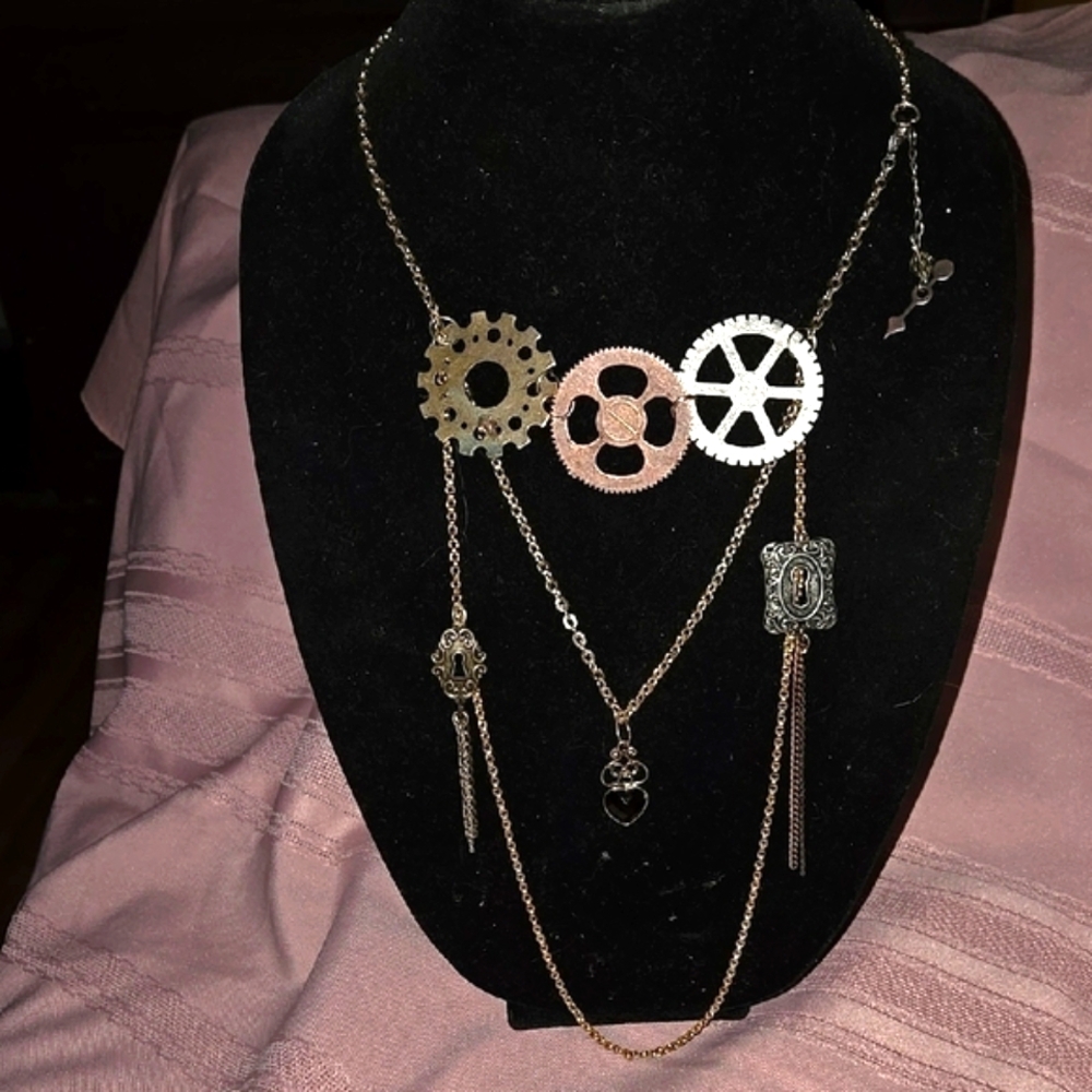 Steampunk Gear Necklace